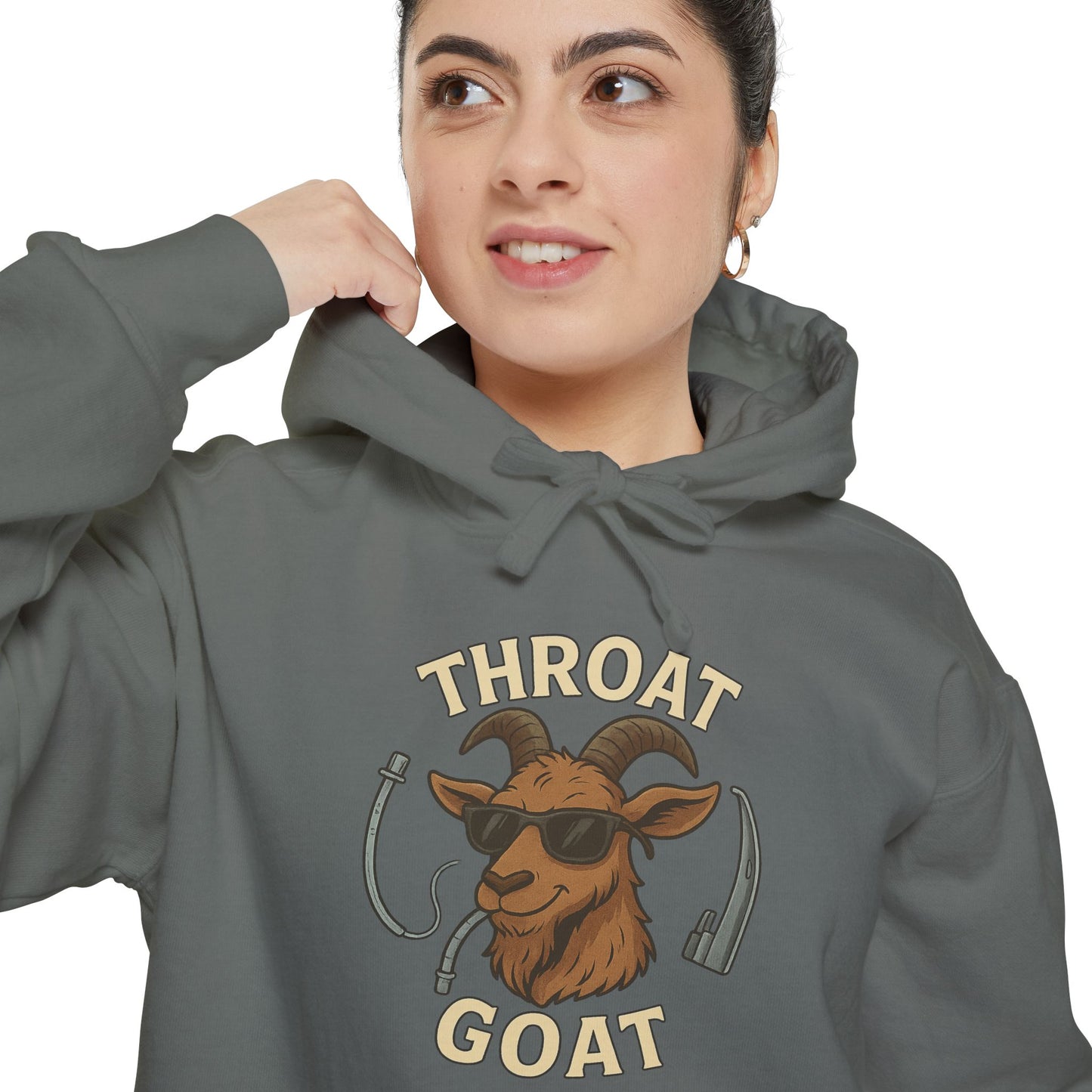 Throat Goat Unisex Softstyle T-Shirt, Funny Graphic Tee, Gift for Goat Lovers, Humor Shirt, Casual Wear, Birthday Gift