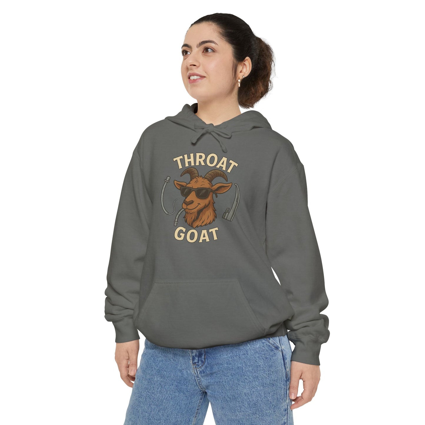 Throat Goat Unisex Softstyle T-Shirt, Funny Graphic Tee, Gift for Goat Lovers, Humor Shirt, Casual Wear, Birthday Gift