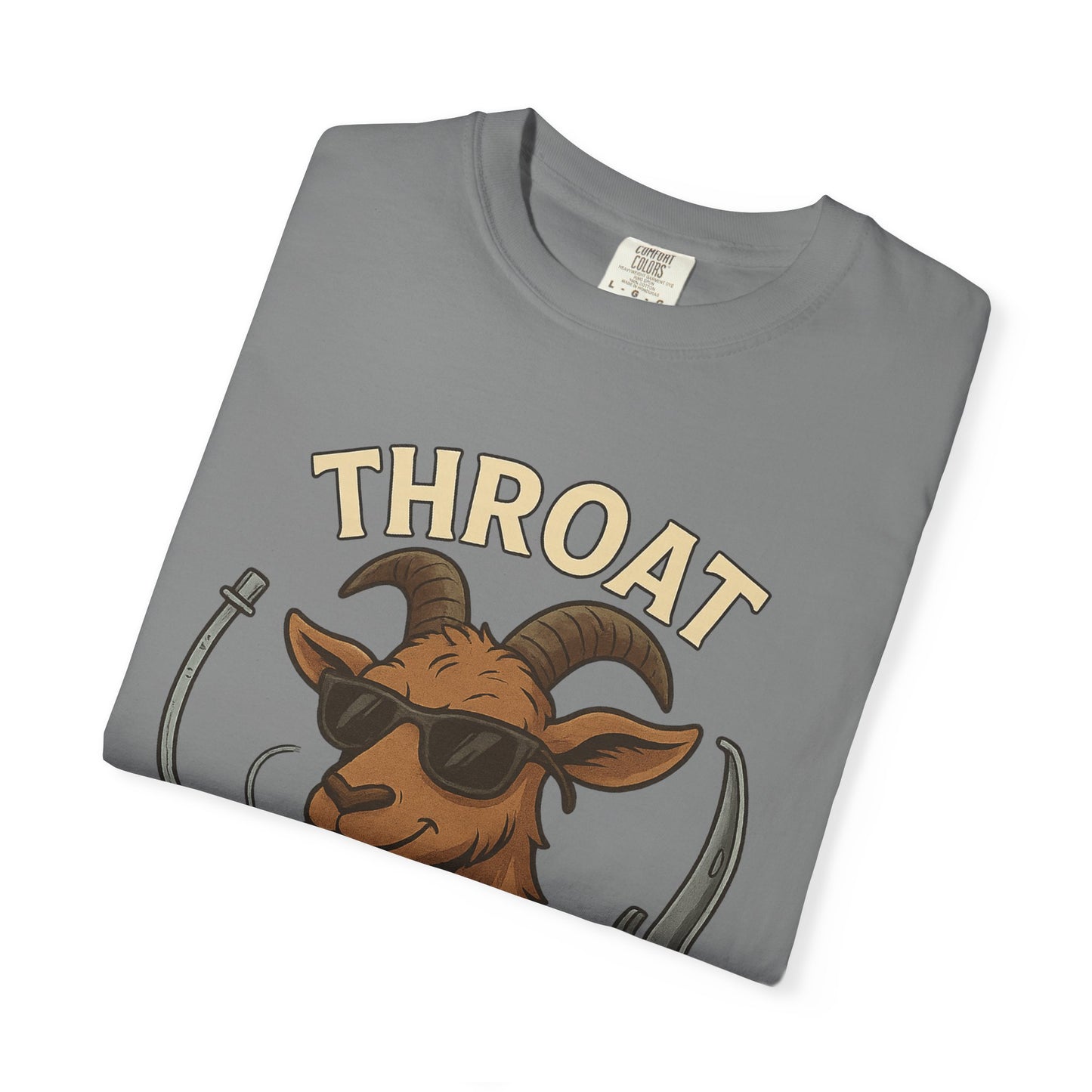 Throat Goat Unisex Softstyle T-Shirt, Funny Graphic Tee, Gift for Goat Lovers, Humor Shirt, Casual Wear, Birthday Gift