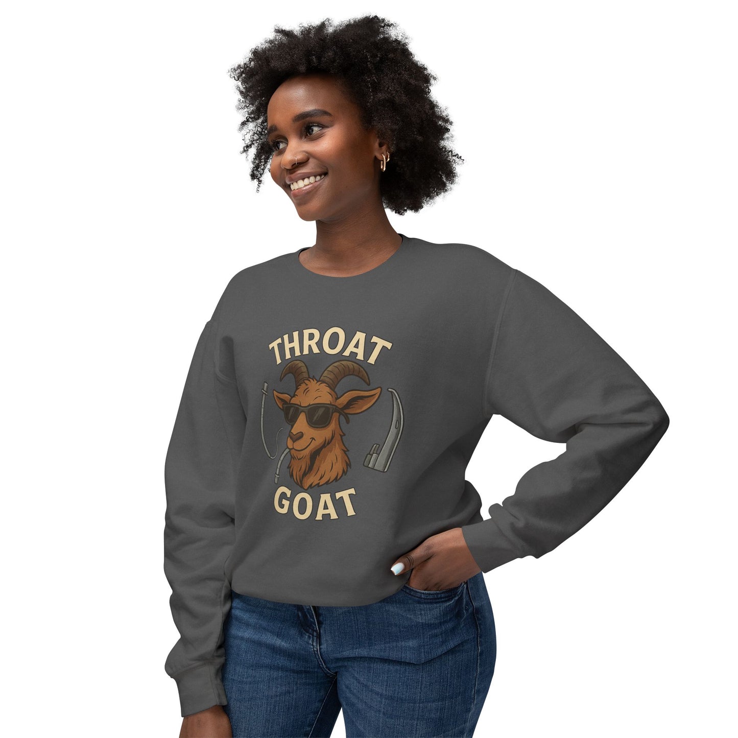 Throat Goat Unisex Softstyle T-Shirt, Funny Graphic Tee, Gift for Goat Lovers, Humor Shirt, Casual Wear, Birthday Gift