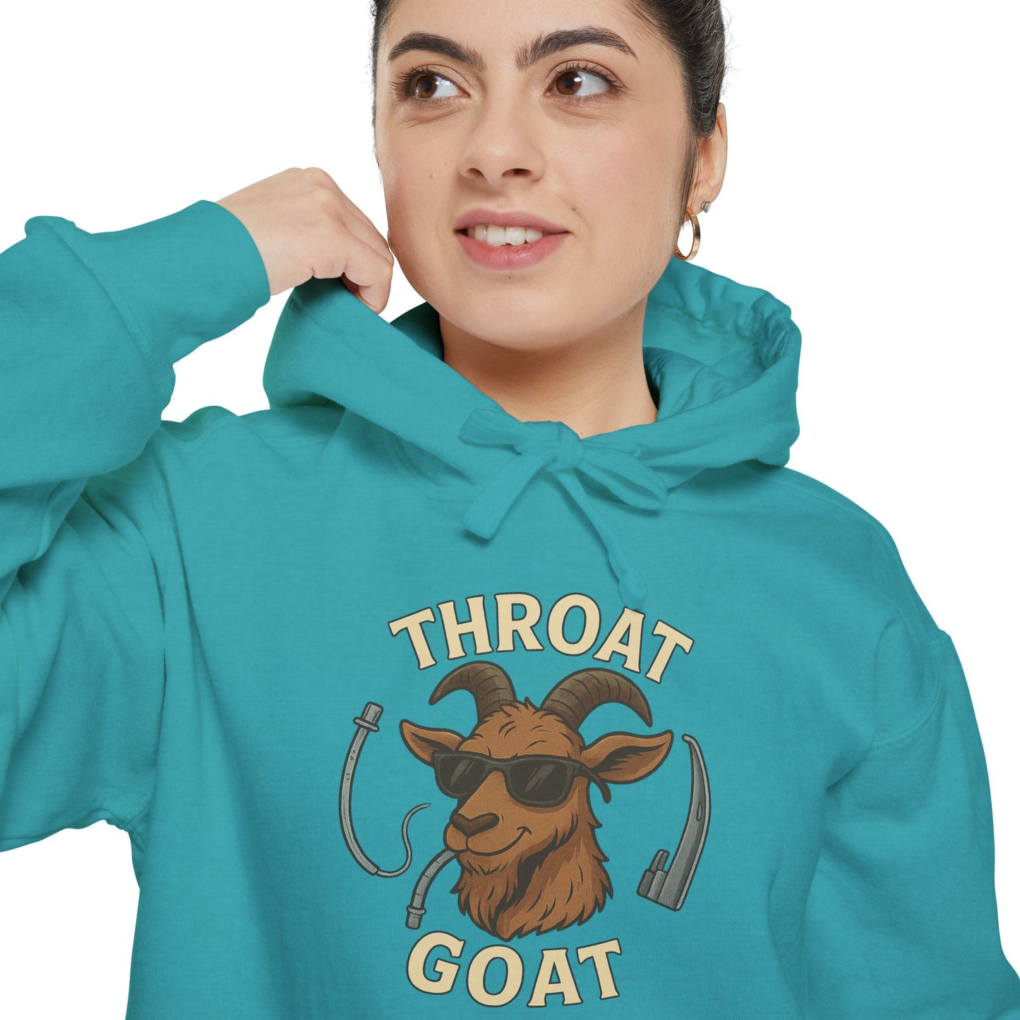 Throat Goat Unisex Softstyle T-Shirt, Funny Graphic Tee, Gift for Goat Lovers, Humor Shirt, Casual Wear, Birthday Gift