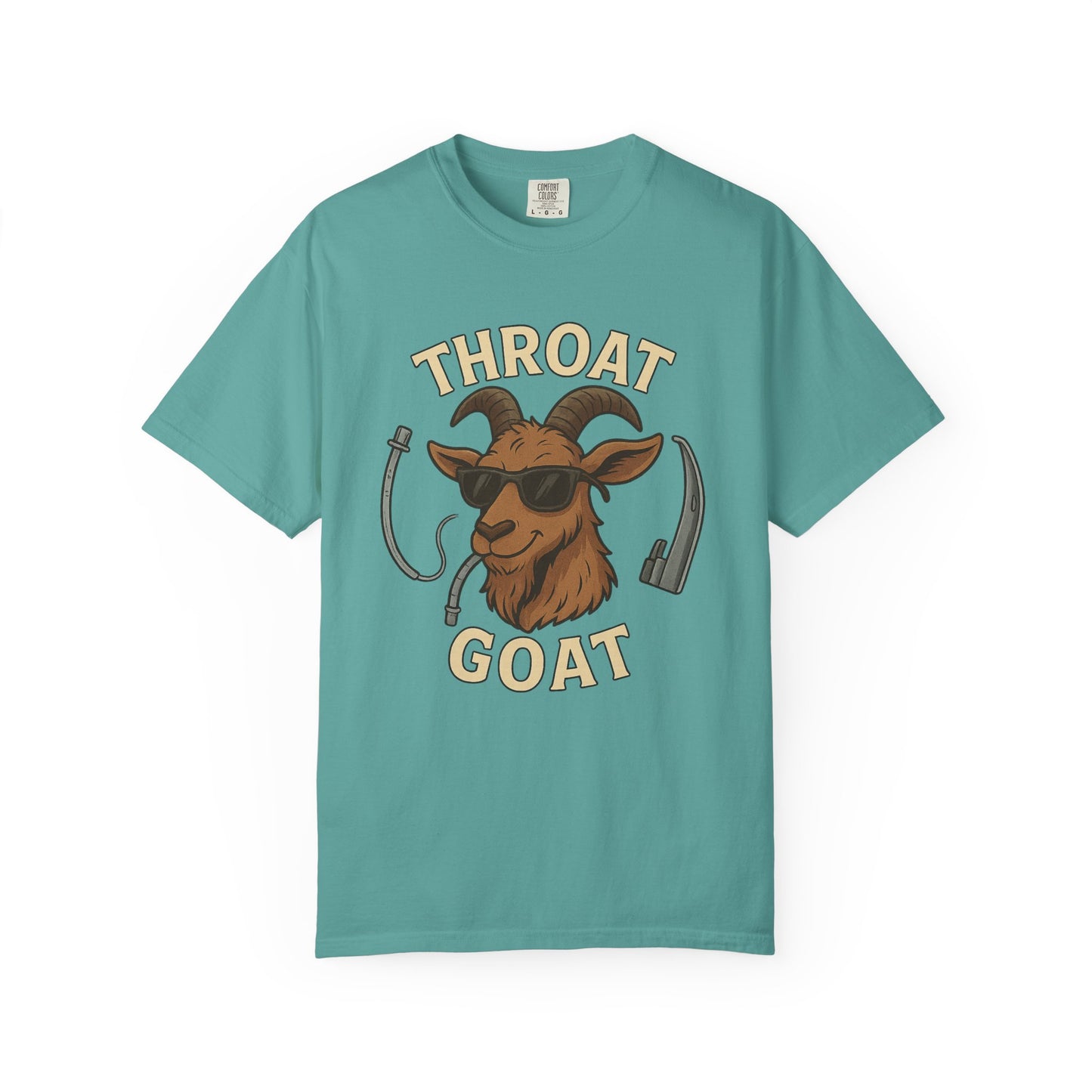 Throat Goat Unisex Softstyle T-Shirt, Funny Graphic Tee, Gift for Goat Lovers, Humor Shirt, Casual Wear, Birthday Gift