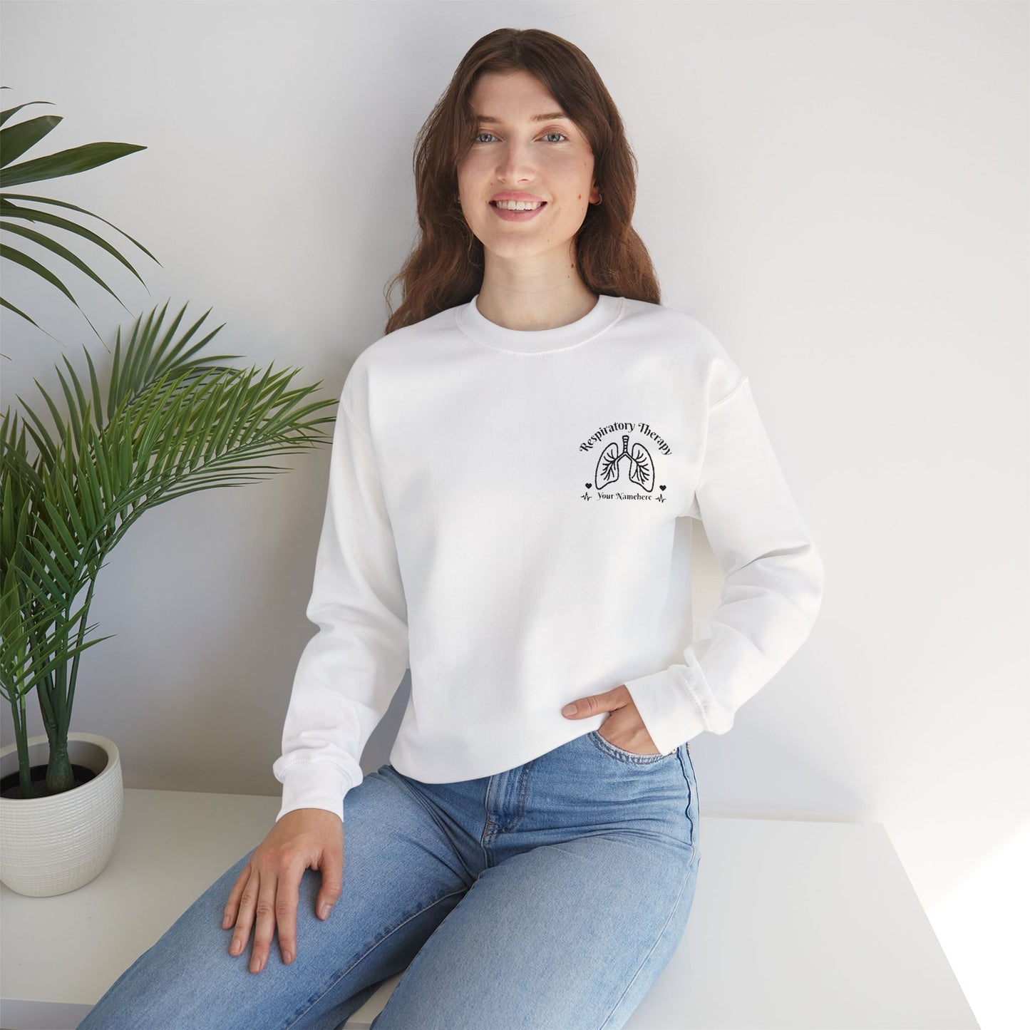 Customizable Respiratory Therapy Sweatshirt
