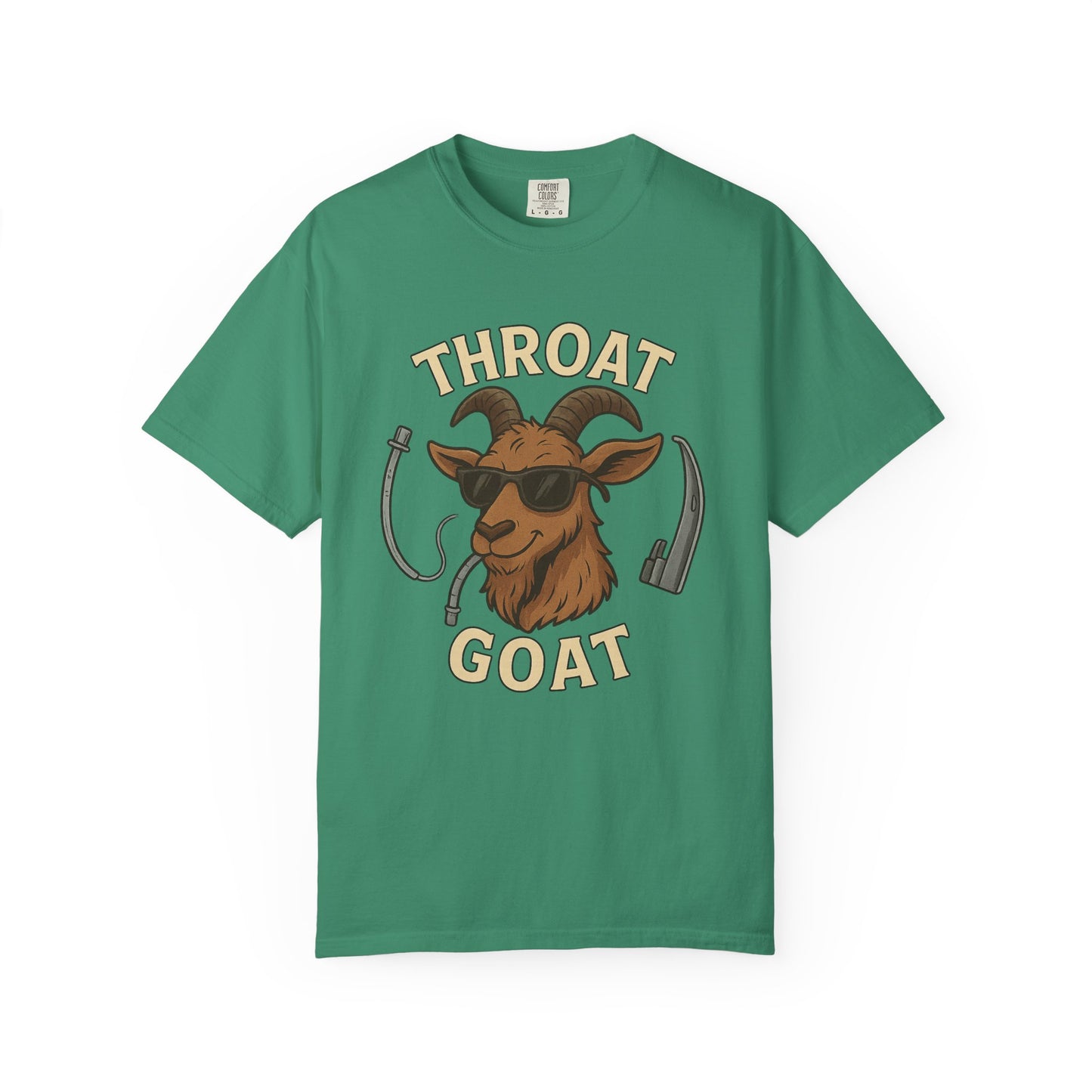 Throat Goat Unisex Softstyle T-Shirt, Funny Graphic Tee, Gift for Goat Lovers, Humor Shirt, Casual Wear, Birthday Gift