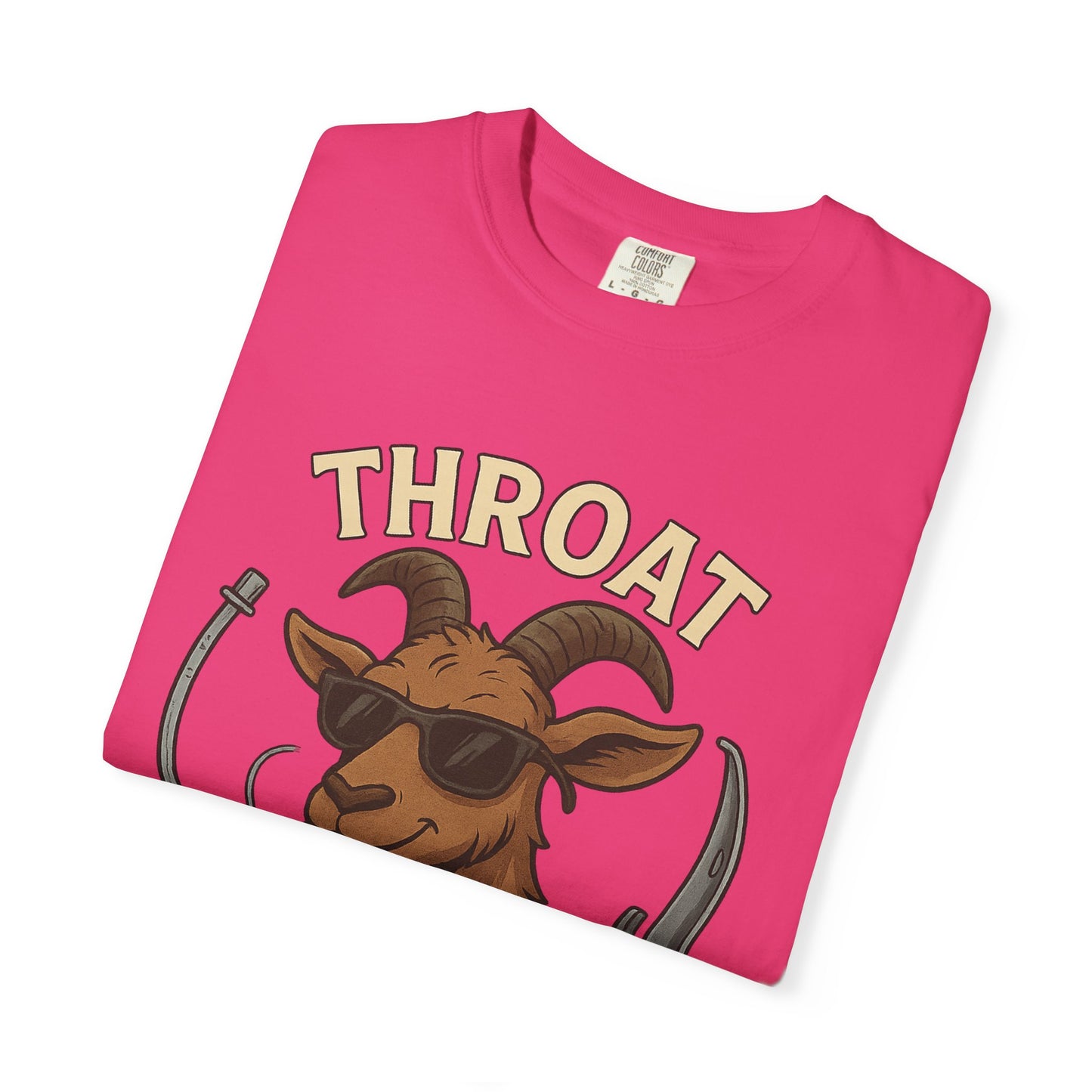 Throat Goat Unisex Softstyle T-Shirt, Funny Graphic Tee, Gift for Goat Lovers, Humor Shirt, Casual Wear, Birthday Gift