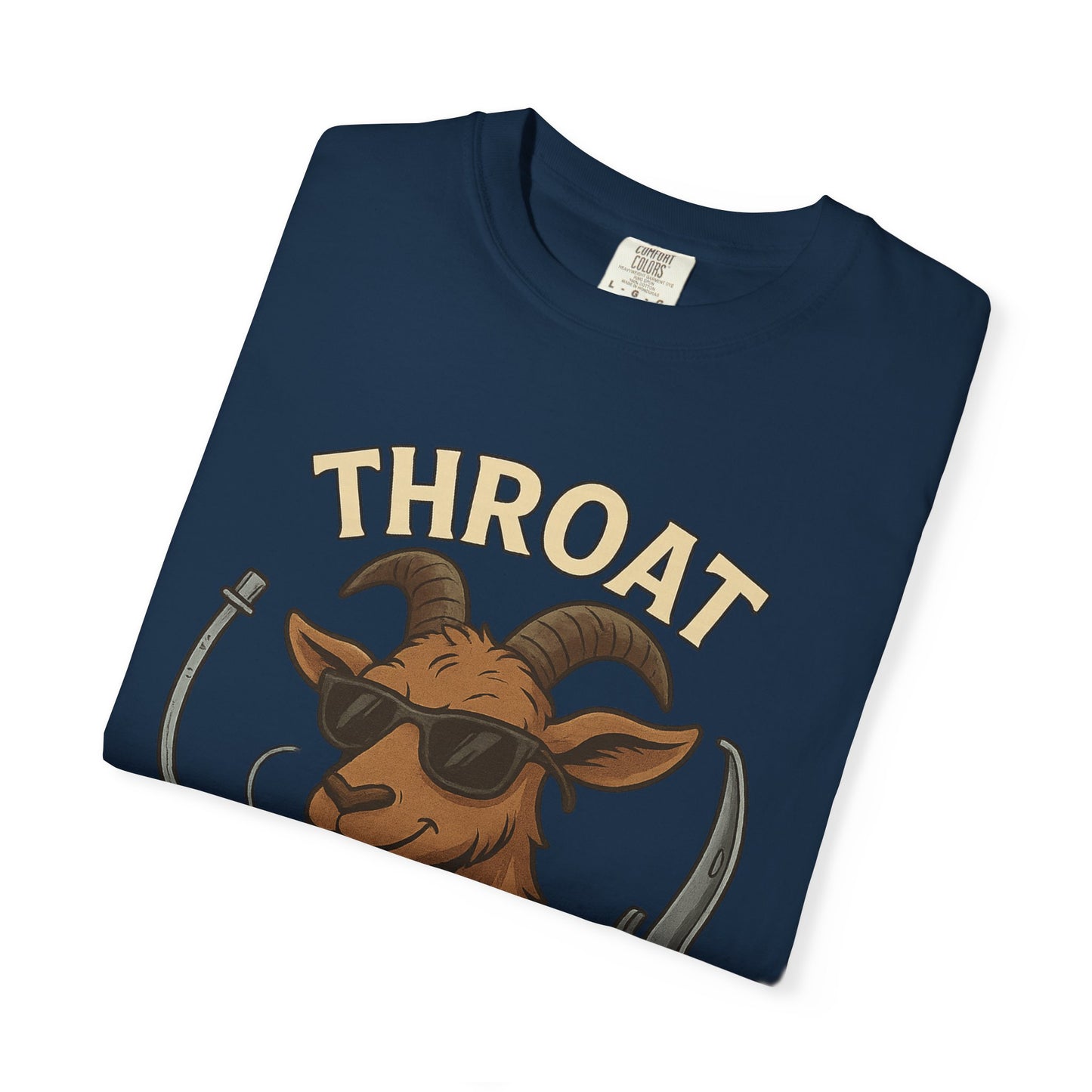 Throat Goat Unisex Softstyle T-Shirt, Funny Graphic Tee, Gift for Goat Lovers, Humor Shirt, Casual Wear, Birthday Gift