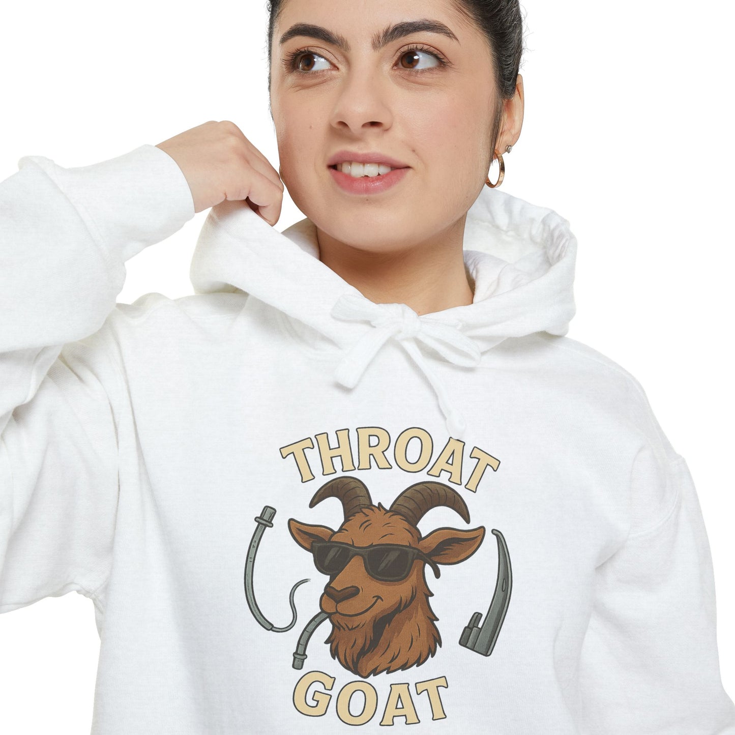 Throat Goat Unisex Softstyle T-Shirt, Funny Graphic Tee, Gift for Goat Lovers, Humor Shirt, Casual Wear, Birthday Gift