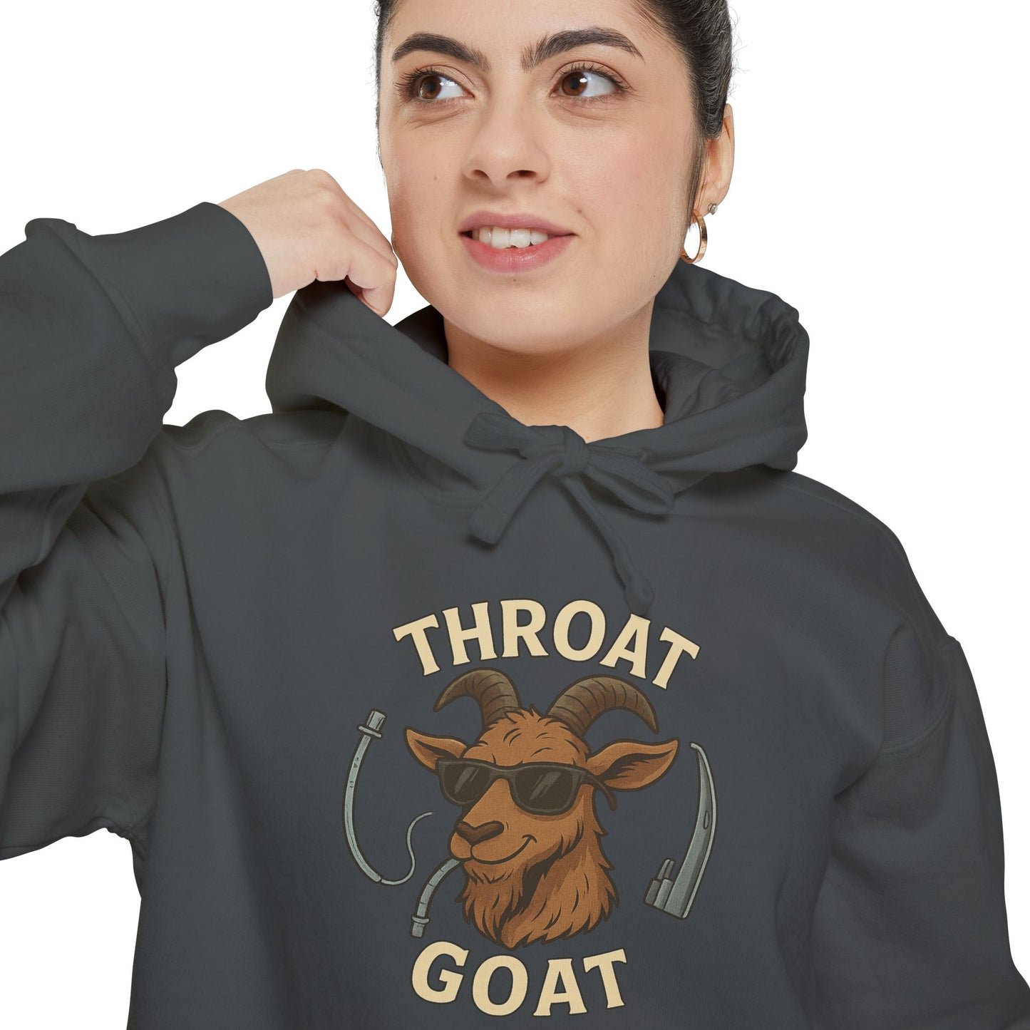 Throat Goat Unisex Softstyle T-Shirt, Funny Graphic Tee, Gift for Goat Lovers, Humor Shirt, Casual Wear, Birthday Gift