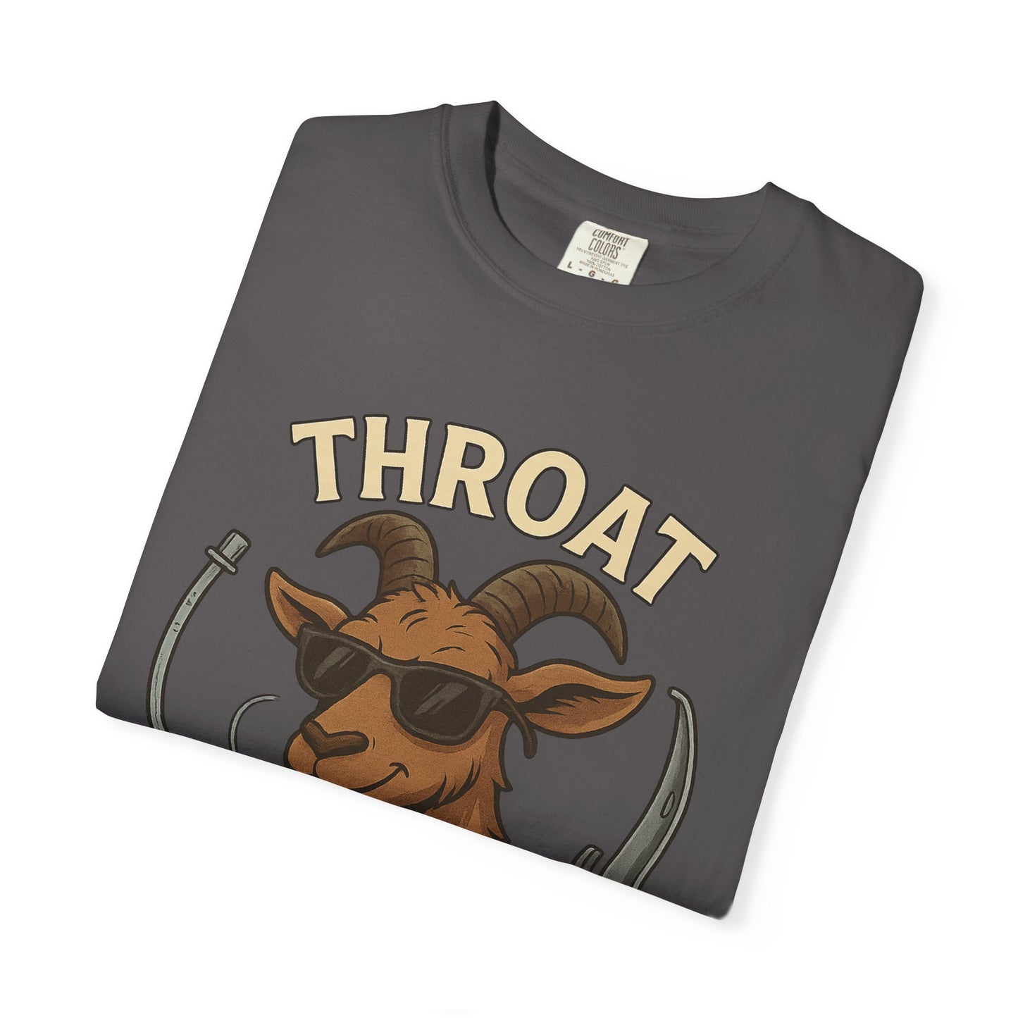 Throat Goat Unisex Softstyle T-Shirt, Funny Graphic Tee, Gift for Goat Lovers, Humor Shirt, Casual Wear, Birthday Gift