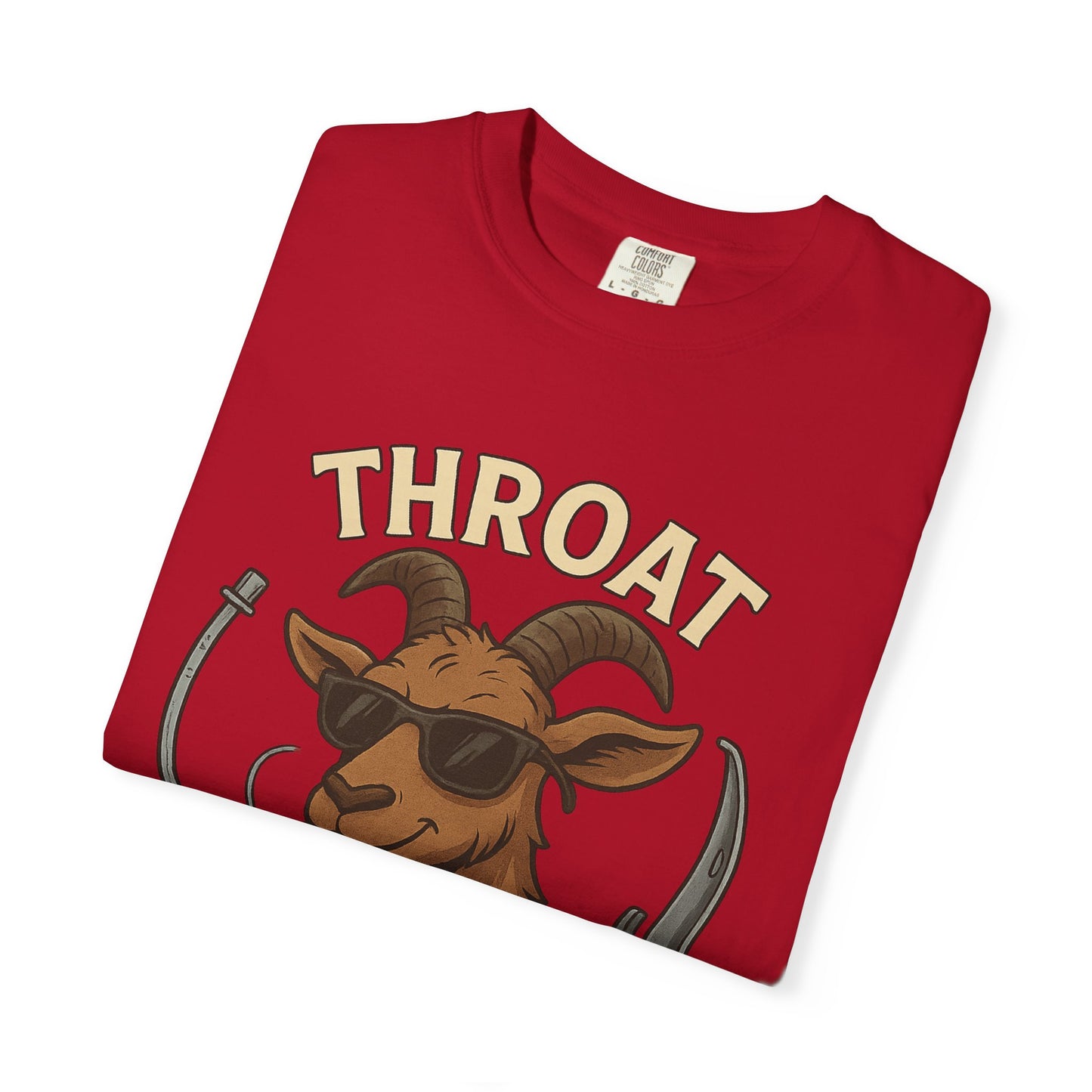 Throat Goat Unisex Softstyle T-Shirt, Funny Graphic Tee, Gift for Goat Lovers, Humor Shirt, Casual Wear, Birthday Gift