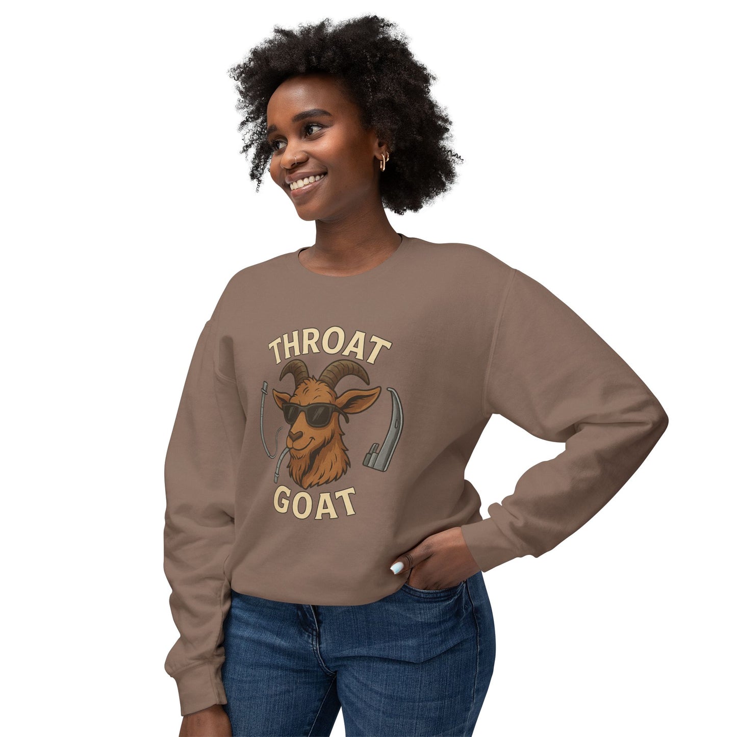 Throat Goat Unisex Softstyle T-Shirt, Funny Graphic Tee, Gift for Goat Lovers, Humor Shirt, Casual Wear, Birthday Gift
