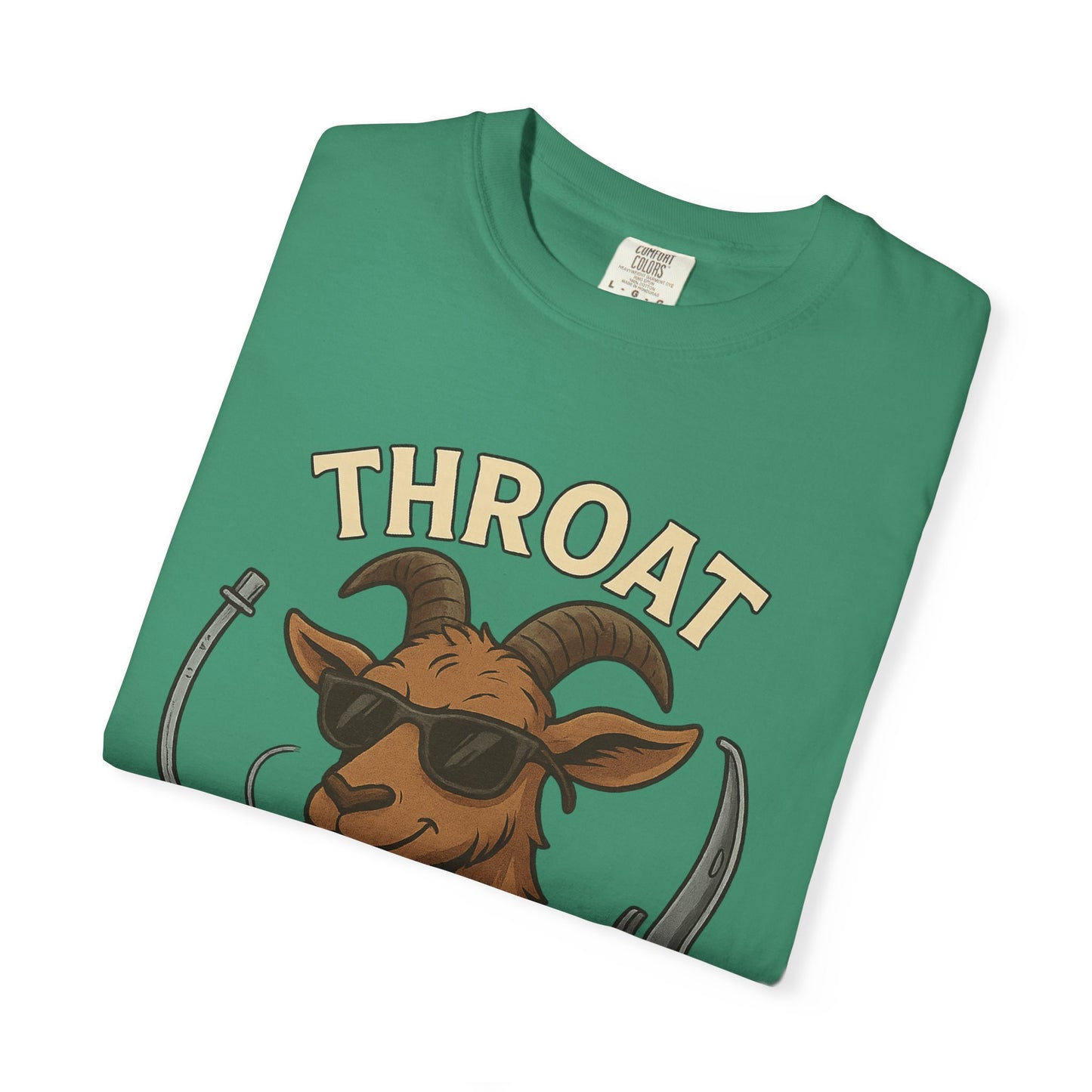 Throat Goat Unisex Softstyle T-Shirt, Funny Graphic Tee, Gift for Goat Lovers, Humor Shirt, Casual Wear, Birthday Gift