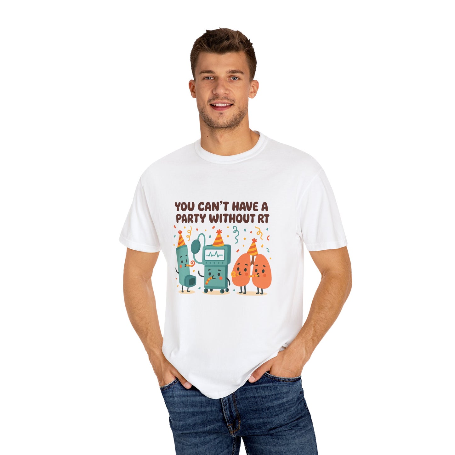 Fun Party T-Shirt, Humor Tee, Unisex Shirt, Celebratory Apparel, Gift for Friends, Birthday Party Shirt