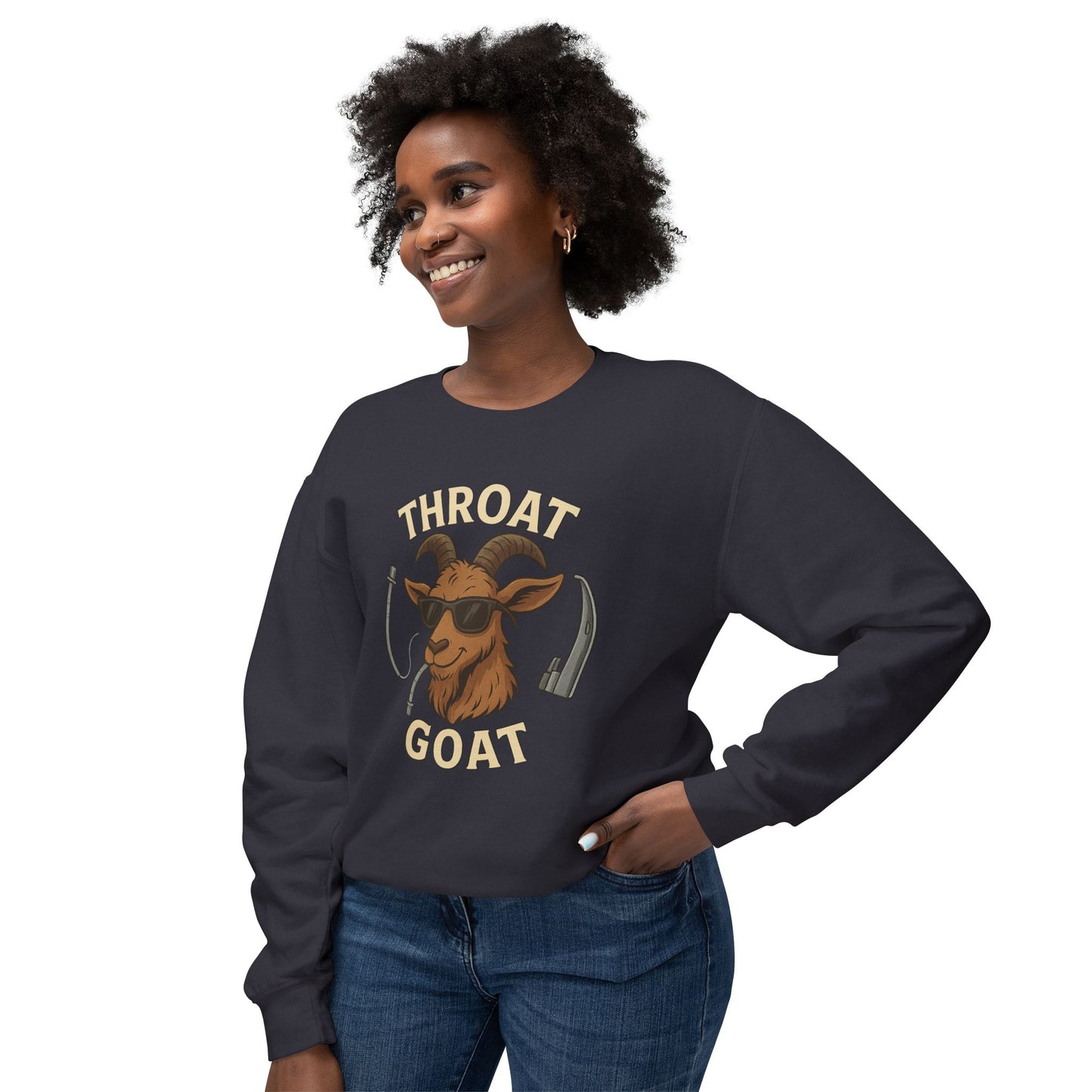 Throat Goat Unisex Softstyle T-Shirt, Funny Graphic Tee, Gift for Goat Lovers, Humor Shirt, Casual Wear, Birthday Gift
