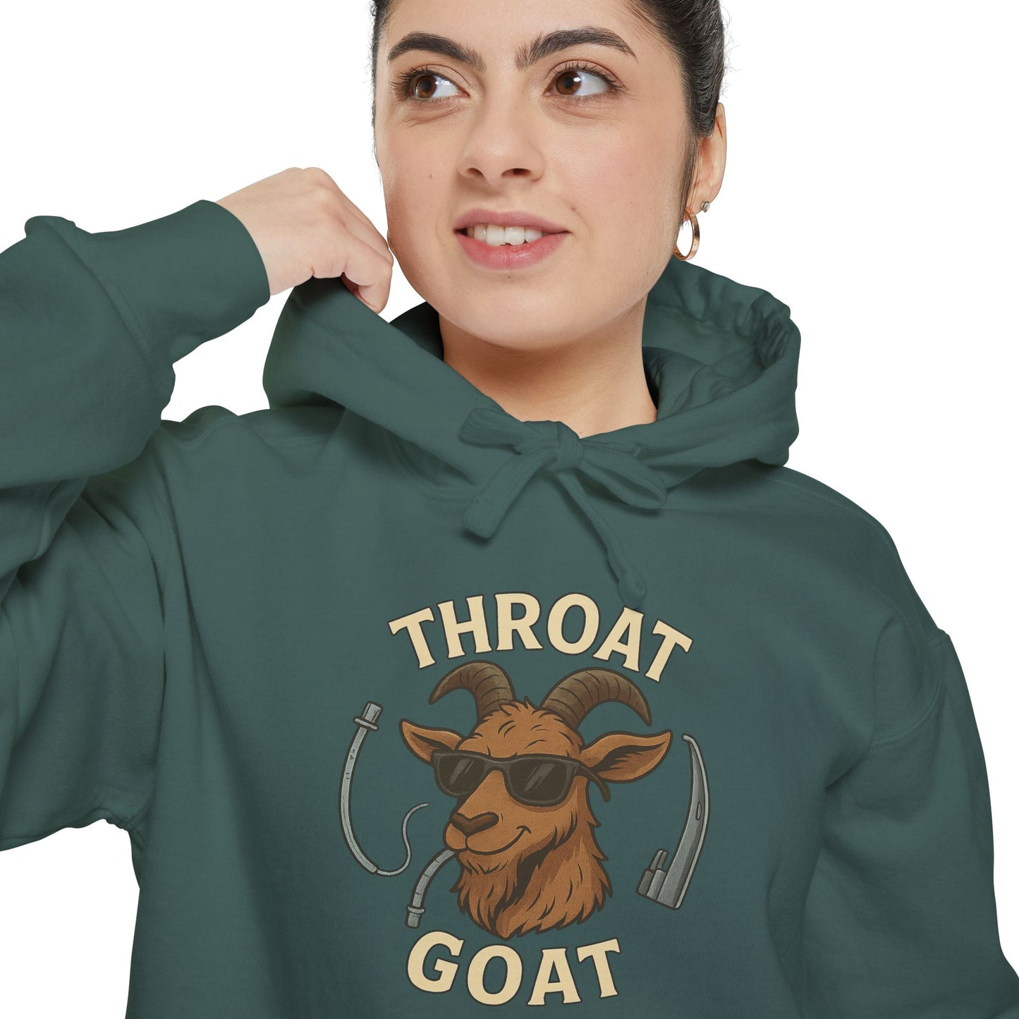 Throat Goat Unisex Softstyle T-Shirt, Funny Graphic Tee, Gift for Goat Lovers, Humor Shirt, Casual Wear, Birthday Gift