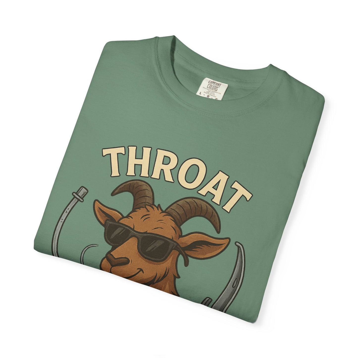 Throat Goat Unisex Softstyle T-Shirt, Funny Graphic Tee, Gift for Goat Lovers, Humor Shirt, Casual Wear, Birthday Gift