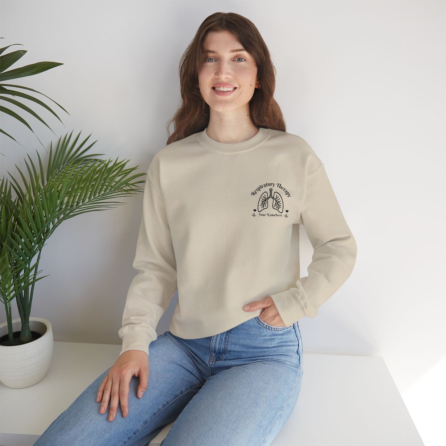 Customizable Respiratory Therapy Sweatshirt