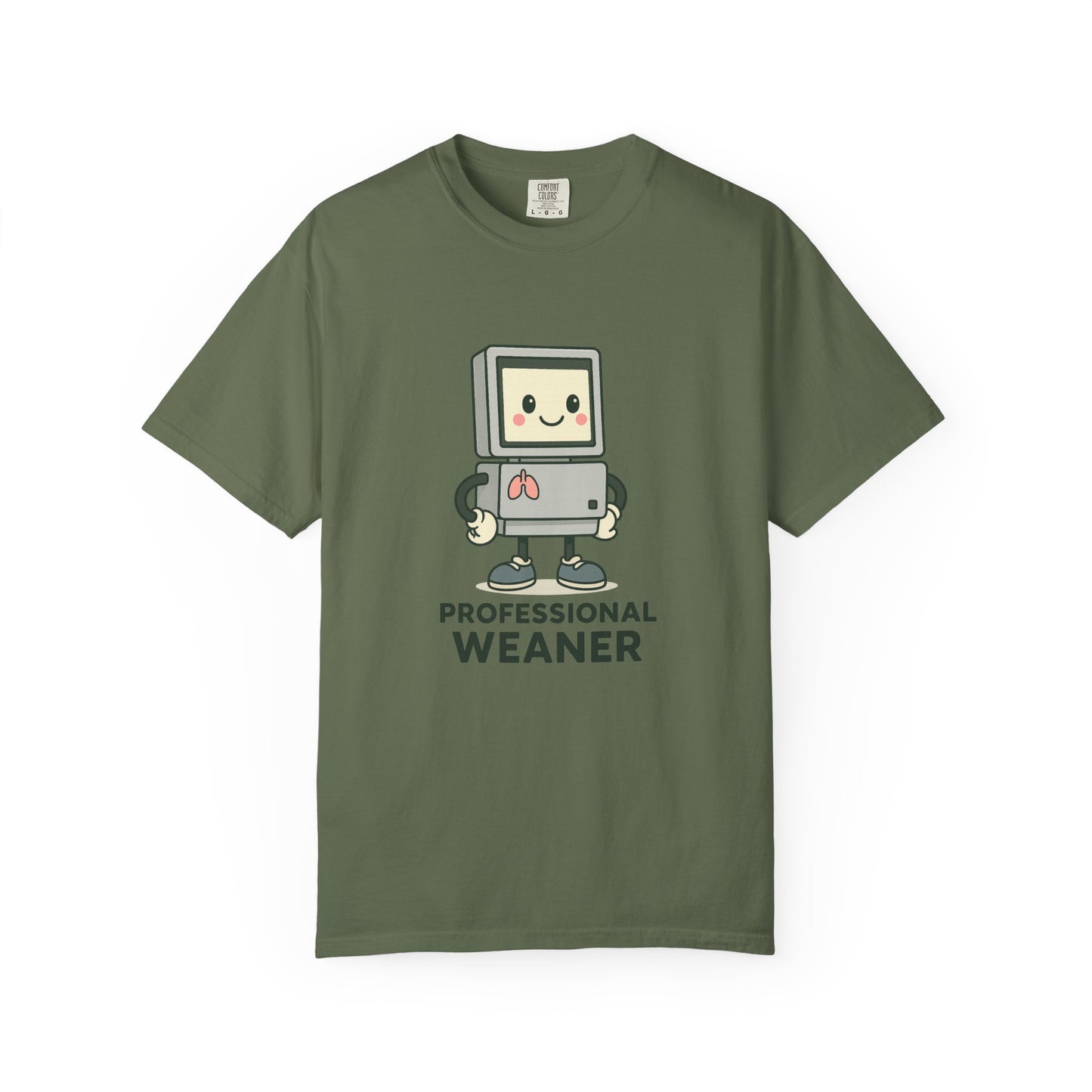 Professional Weaner Respiratory T-Shirt, Funny T-Shirt for Kids, Unisex Tee, Cartoon T-Shirt, Gift for New Parents, Humorous Clothing