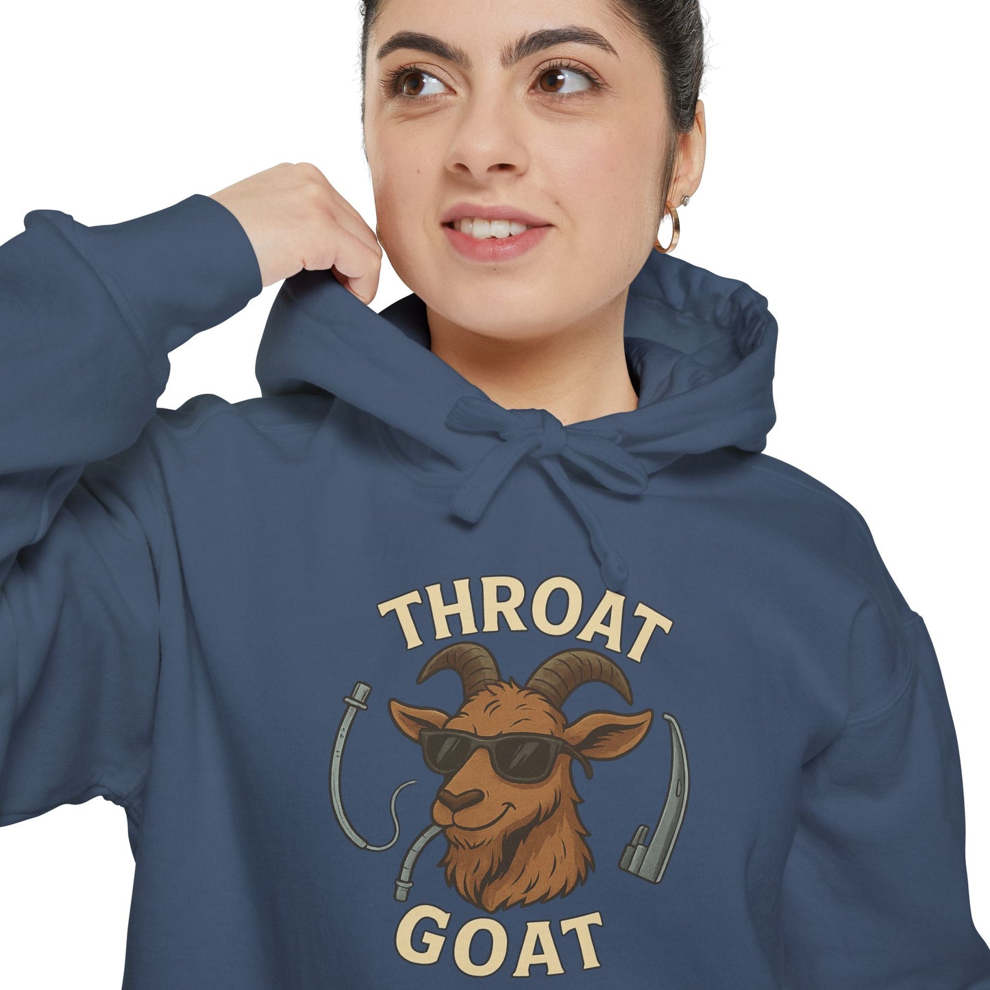 Throat Goat Unisex Softstyle T-Shirt, Funny Graphic Tee, Gift for Goat Lovers, Humor Shirt, Casual Wear, Birthday Gift