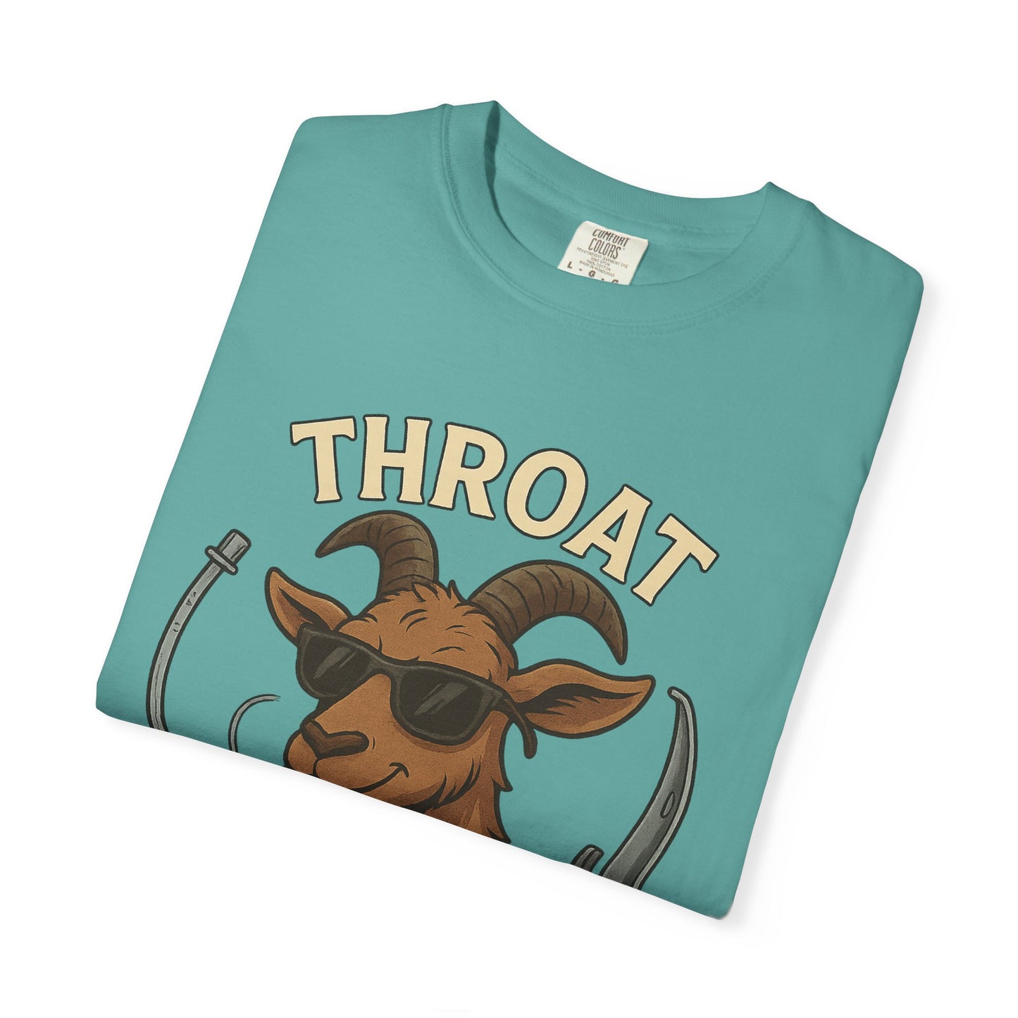 Throat Goat Unisex Softstyle T-Shirt, Funny Graphic Tee, Gift for Goat Lovers, Humor Shirt, Casual Wear, Birthday Gift