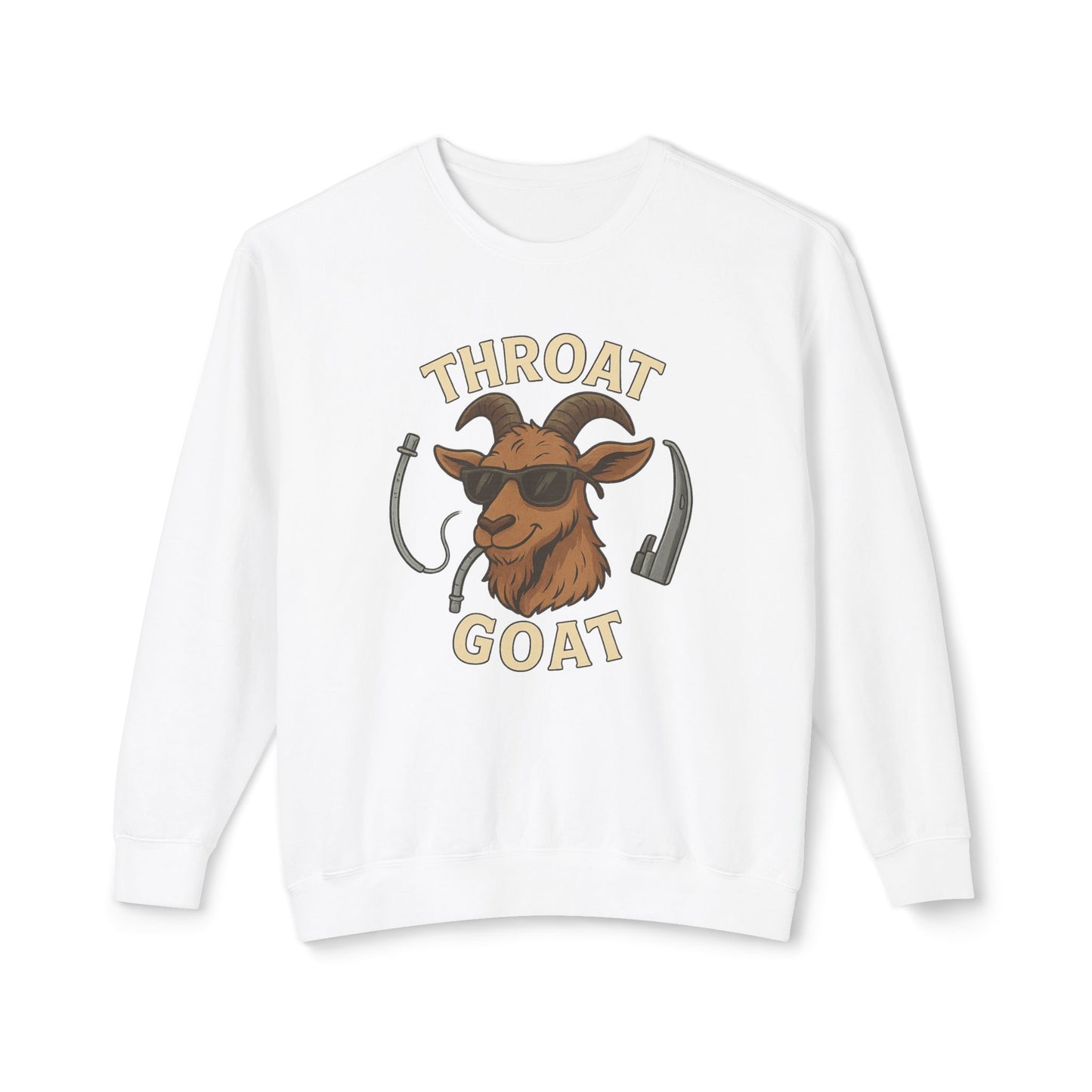 Throat Goat Unisex Softstyle T-Shirt, Funny Graphic Tee, Gift for Goat Lovers, Humor Shirt, Casual Wear, Birthday Gift