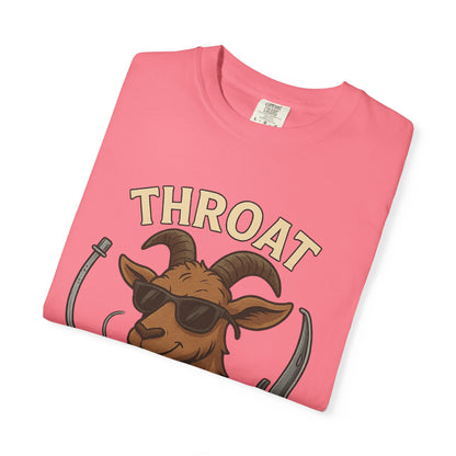 Throat Goat Unisex Softstyle T-Shirt, Funny Graphic Tee, Gift for Goat Lovers, Humor Shirt, Casual Wear, Birthday Gift