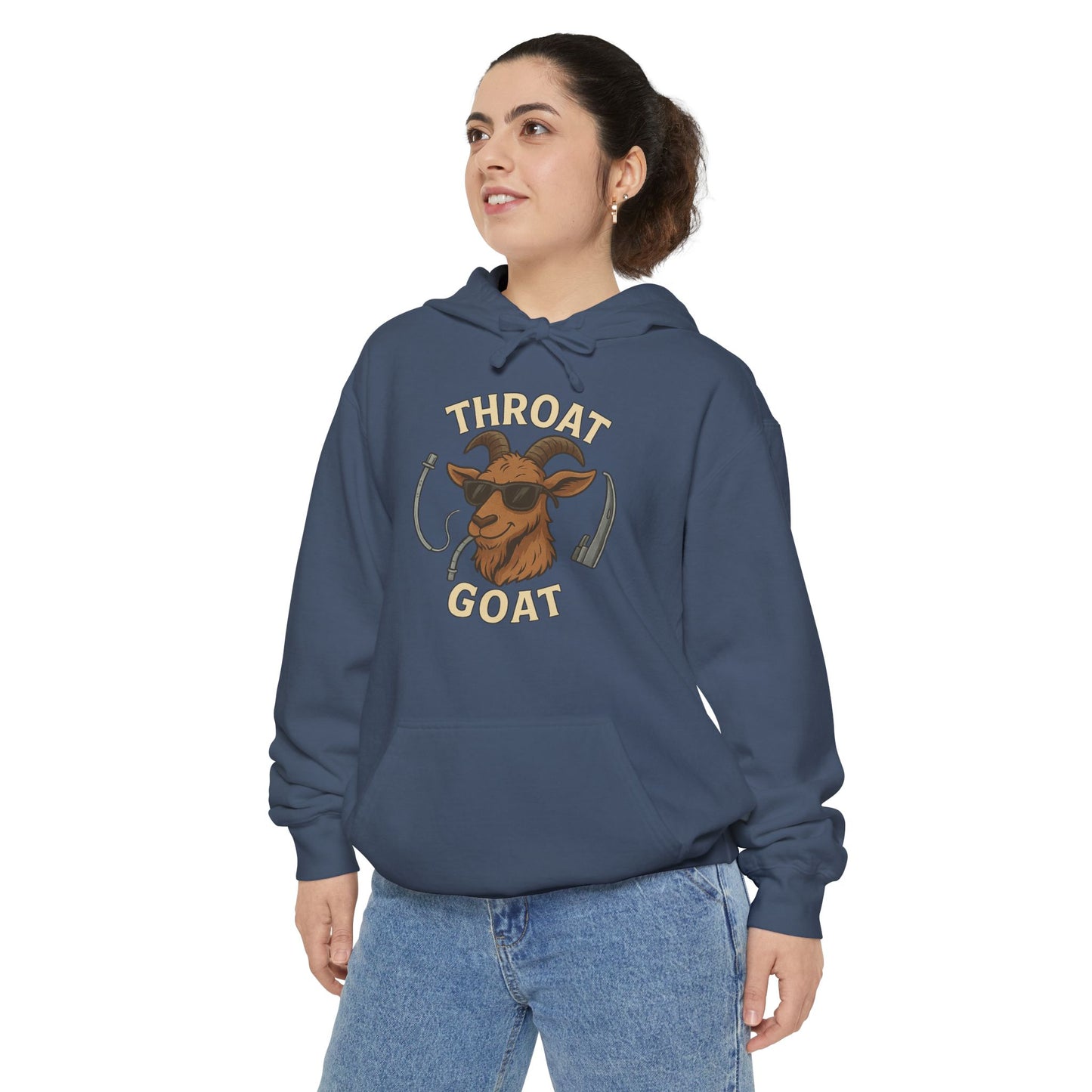 Throat Goat Unisex Softstyle T-Shirt, Funny Graphic Tee, Gift for Goat Lovers, Humor Shirt, Casual Wear, Birthday Gift