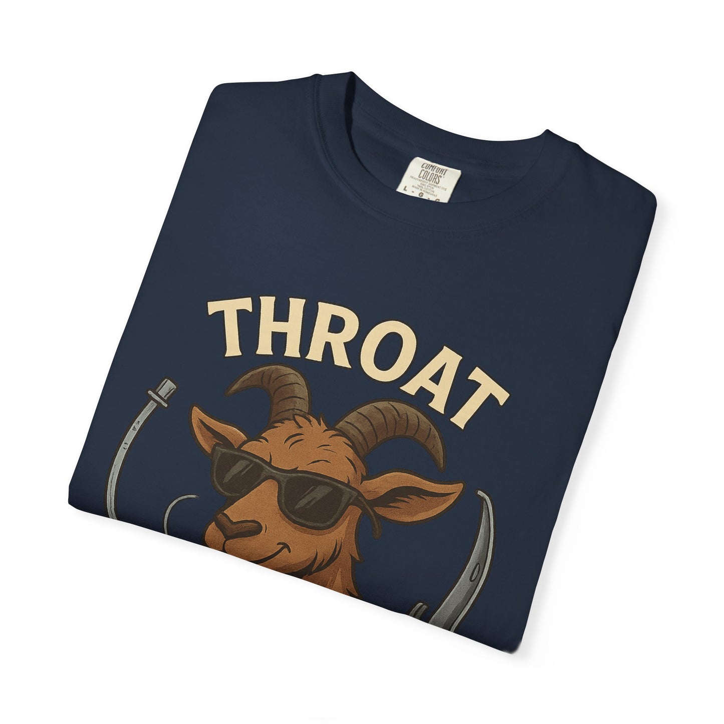 Throat Goat Unisex Softstyle T-Shirt, Funny Graphic Tee, Gift for Goat Lovers, Humor Shirt, Casual Wear, Birthday Gift