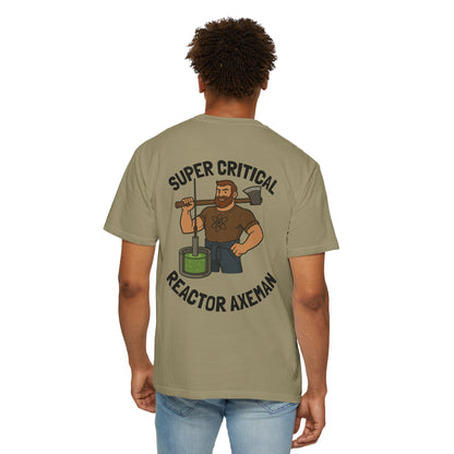 Super Critical Reactor Axeman Tee - Funny T-Shirt, Unisex Apparel, Gift for Engineers, Science Lovers, Casual Wear, Unique Graphic Tee