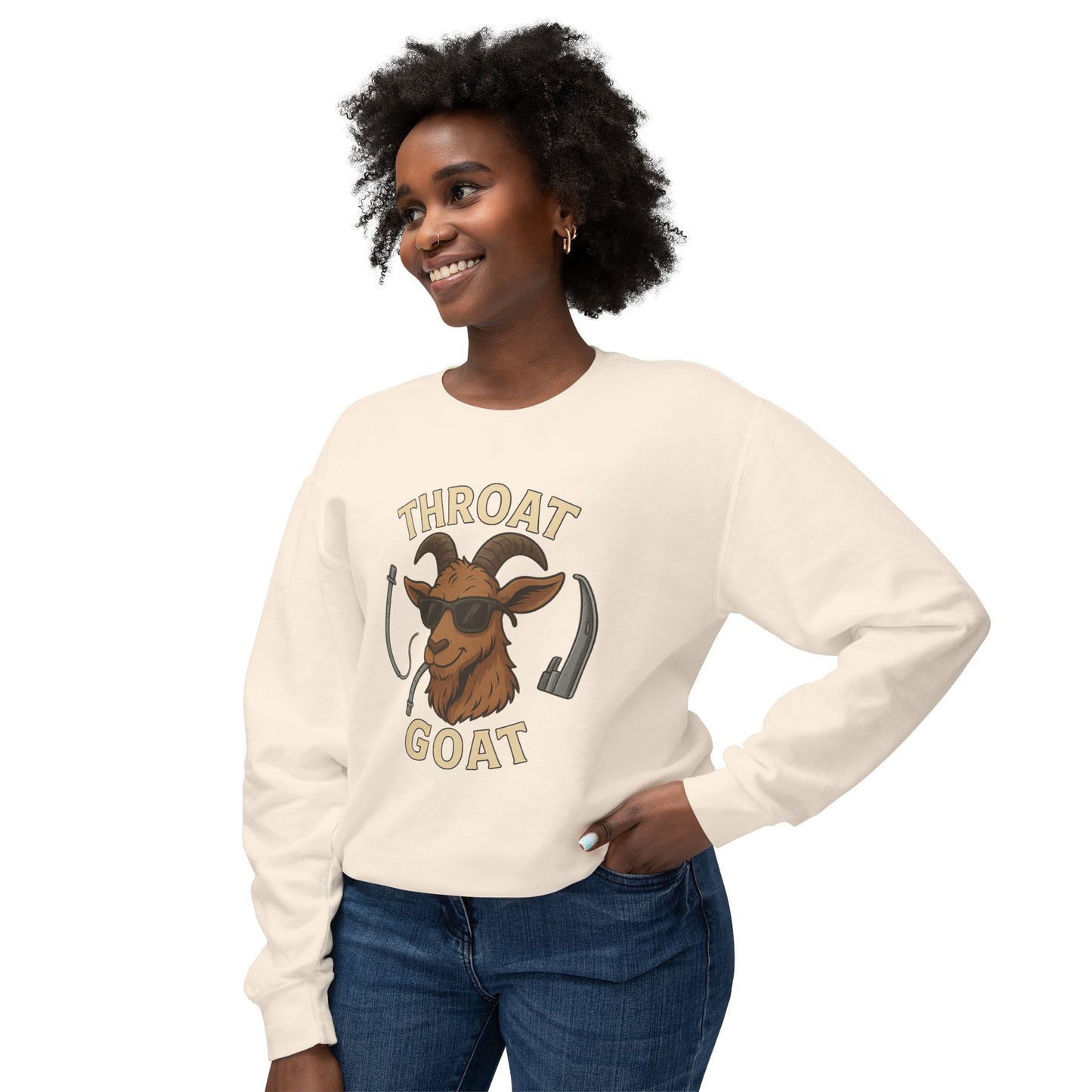 Throat Goat Unisex Softstyle T-Shirt, Funny Graphic Tee, Gift for Goat Lovers, Humor Shirt, Casual Wear, Birthday Gift