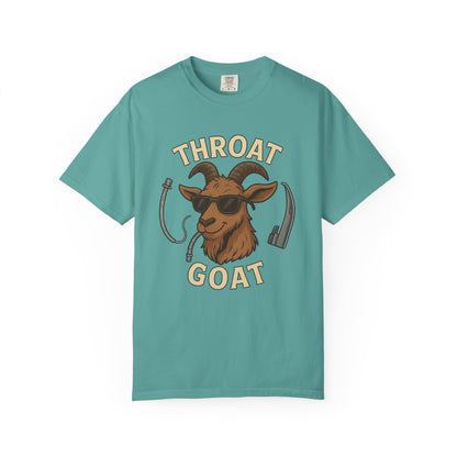 Throat Goat Unisex Softstyle T-Shirt, Funny Graphic Tee, Gift for Goat Lovers, Humor Shirt, Casual Wear, Birthday Gift