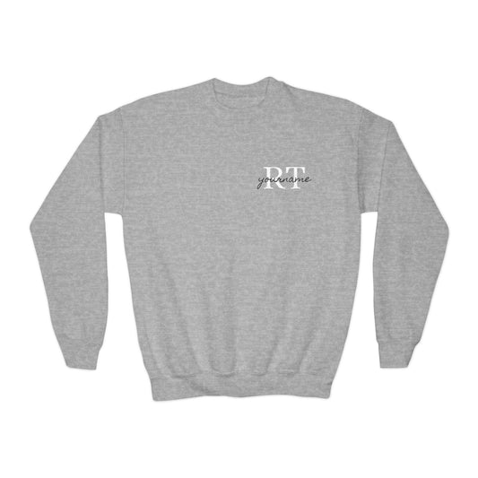 Youth Crewneck Sweatshirt, Cozy Unisex Crew Sweater, Perfect for Teens, Casual Style, Fall/Winter Essential, Your Vibe.