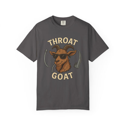 Throat Goat Unisex Softstyle T-Shirt, Funny Graphic Tee, Gift for Goat Lovers, Humor Shirt, Casual Wear, Birthday Gift