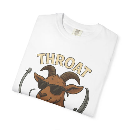 Throat Goat Unisex Softstyle T-Shirt, Funny Graphic Tee, Gift for Goat Lovers, Humor Shirt, Casual Wear, Birthday Gift