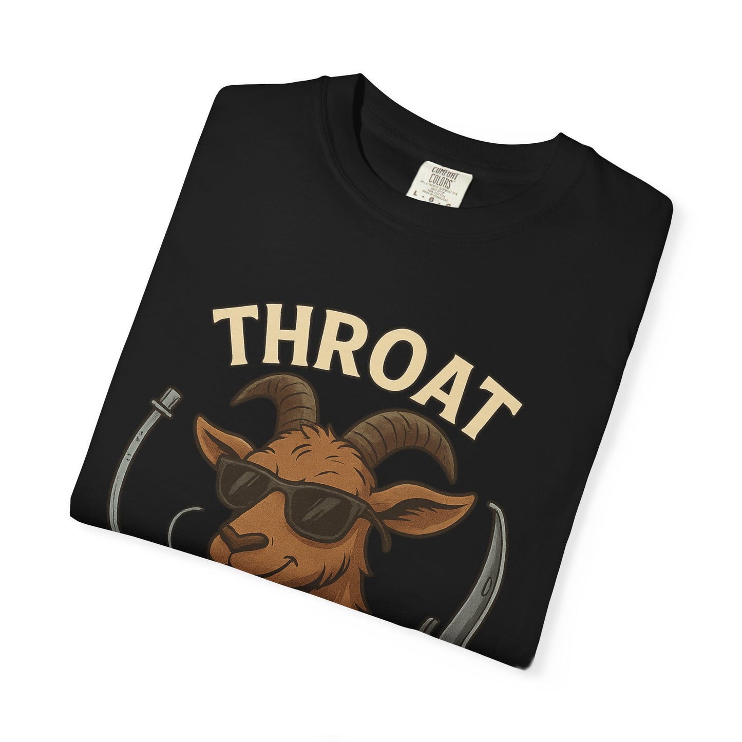 Throat Goat Unisex Softstyle T-Shirt, Funny Graphic Tee, Gift for Goat Lovers, Humor Shirt, Casual Wear, Birthday Gift