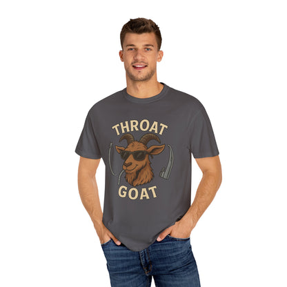 Throat Goat Unisex Softstyle T-Shirt, Funny Graphic Tee, Gift for Goat Lovers, Humor Shirt, Casual Wear, Birthday Gift