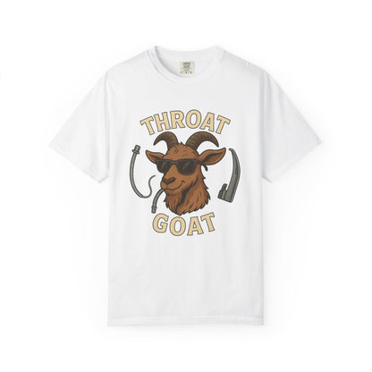 Throat Goat Unisex Softstyle T-Shirt, Funny Graphic Tee, Gift for Goat Lovers, Humor Shirt, Casual Wear, Birthday Gift