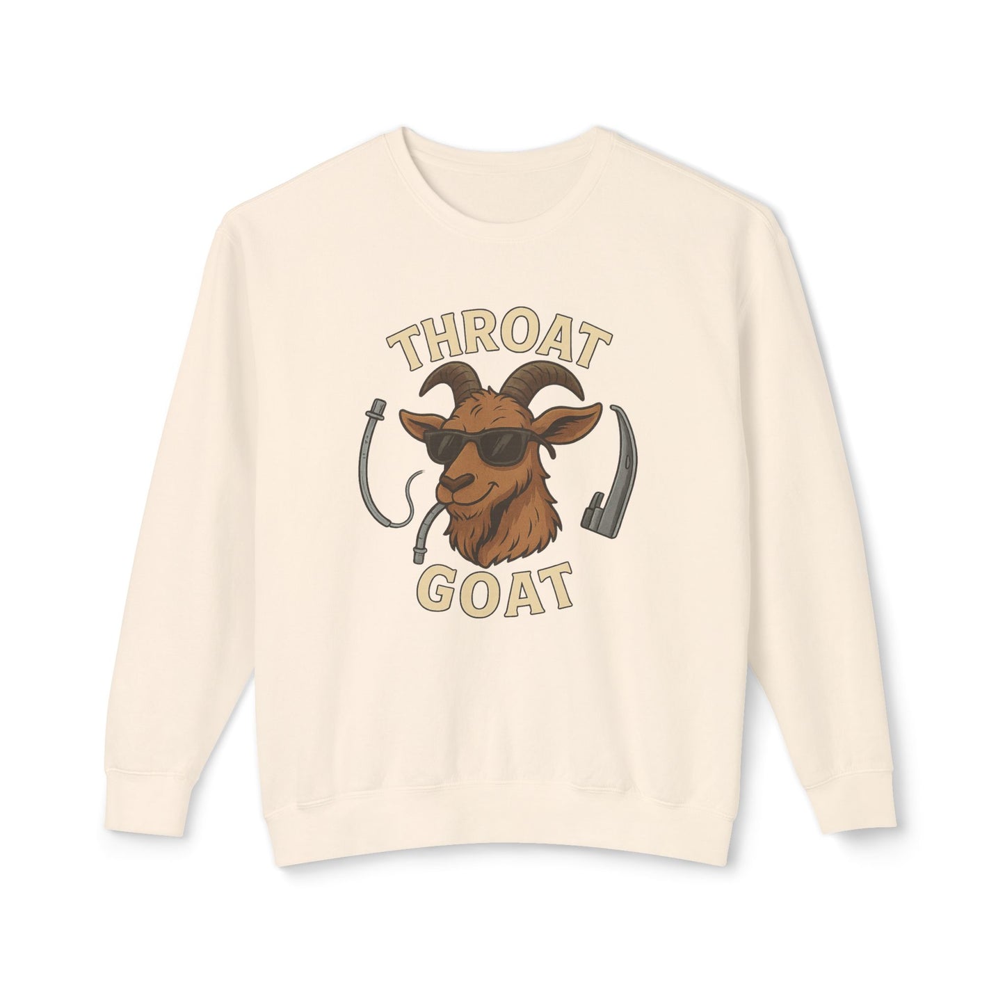 Throat Goat Unisex Softstyle T-Shirt, Funny Graphic Tee, Gift for Goat Lovers, Humor Shirt, Casual Wear, Birthday Gift