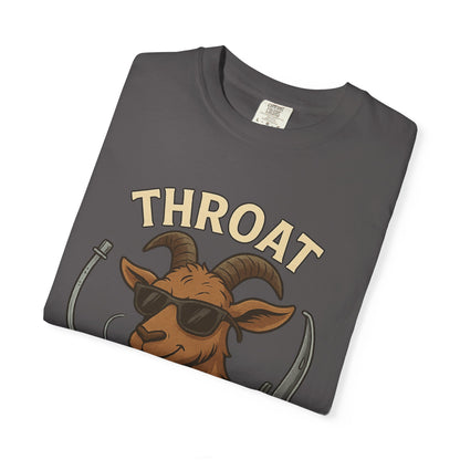 Throat Goat Unisex Softstyle T-Shirt, Funny Graphic Tee, Gift for Goat Lovers, Humor Shirt, Casual Wear, Birthday Gift