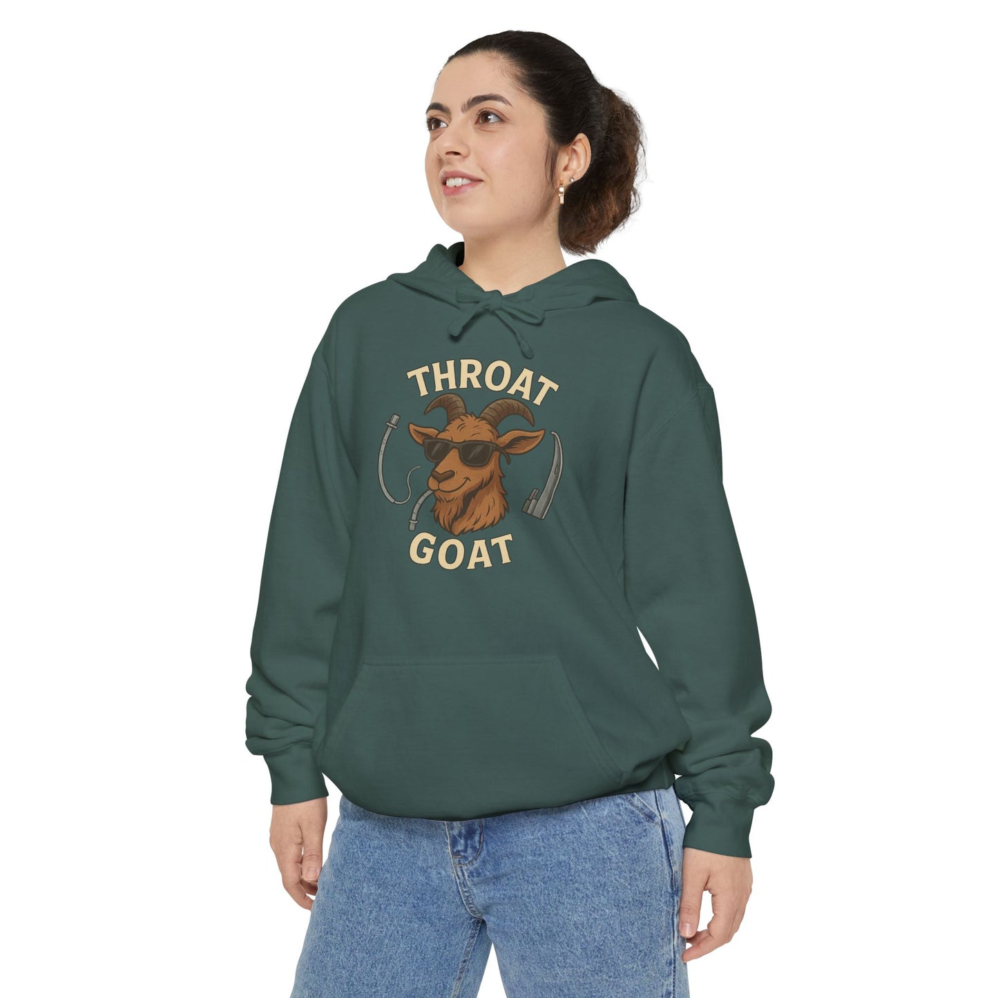 Throat Goat Unisex Softstyle T-Shirt, Funny Graphic Tee, Gift for Goat Lovers, Humor Shirt, Casual Wear, Birthday Gift