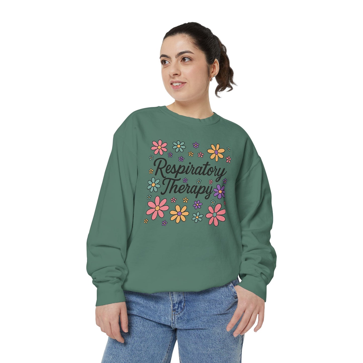 Respiratory Therapy Flower Sweatshirt, Cozy Gift for Nurses, Flower Design, Unisex Comfort Wear, Cute Medical Sweatshirt, Therapy [...]