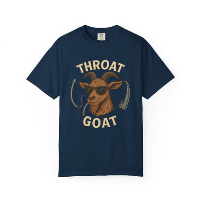 Throat Goat Unisex Softstyle T-Shirt, Funny Graphic Tee, Gift for Goat Lovers, Humor Shirt, Casual Wear, Birthday Gift