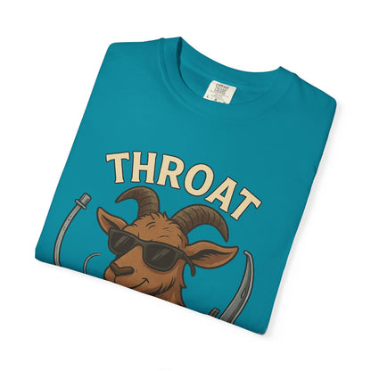 Throat Goat Unisex Softstyle T-Shirt, Funny Graphic Tee, Gift for Goat Lovers, Humor Shirt, Casual Wear, Birthday Gift