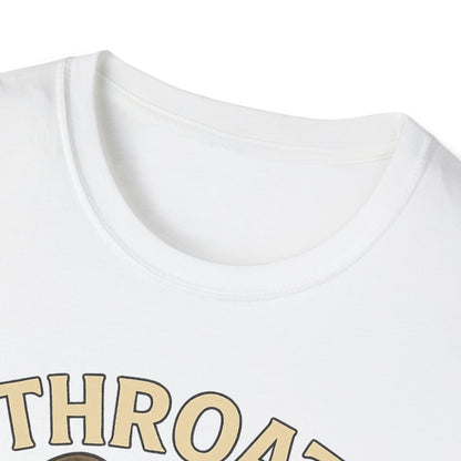 Throat Goat Unisex Softstyle T-Shirt, Funny Graphic Tee, Gift for Goat Lovers, Humor Shirt, Casual Wear, Birthday Gift