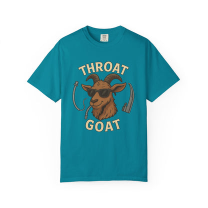 Throat Goat Unisex Softstyle T-Shirt, Funny Graphic Tee, Gift for Goat Lovers, Humor Shirt, Casual Wear, Birthday Gift