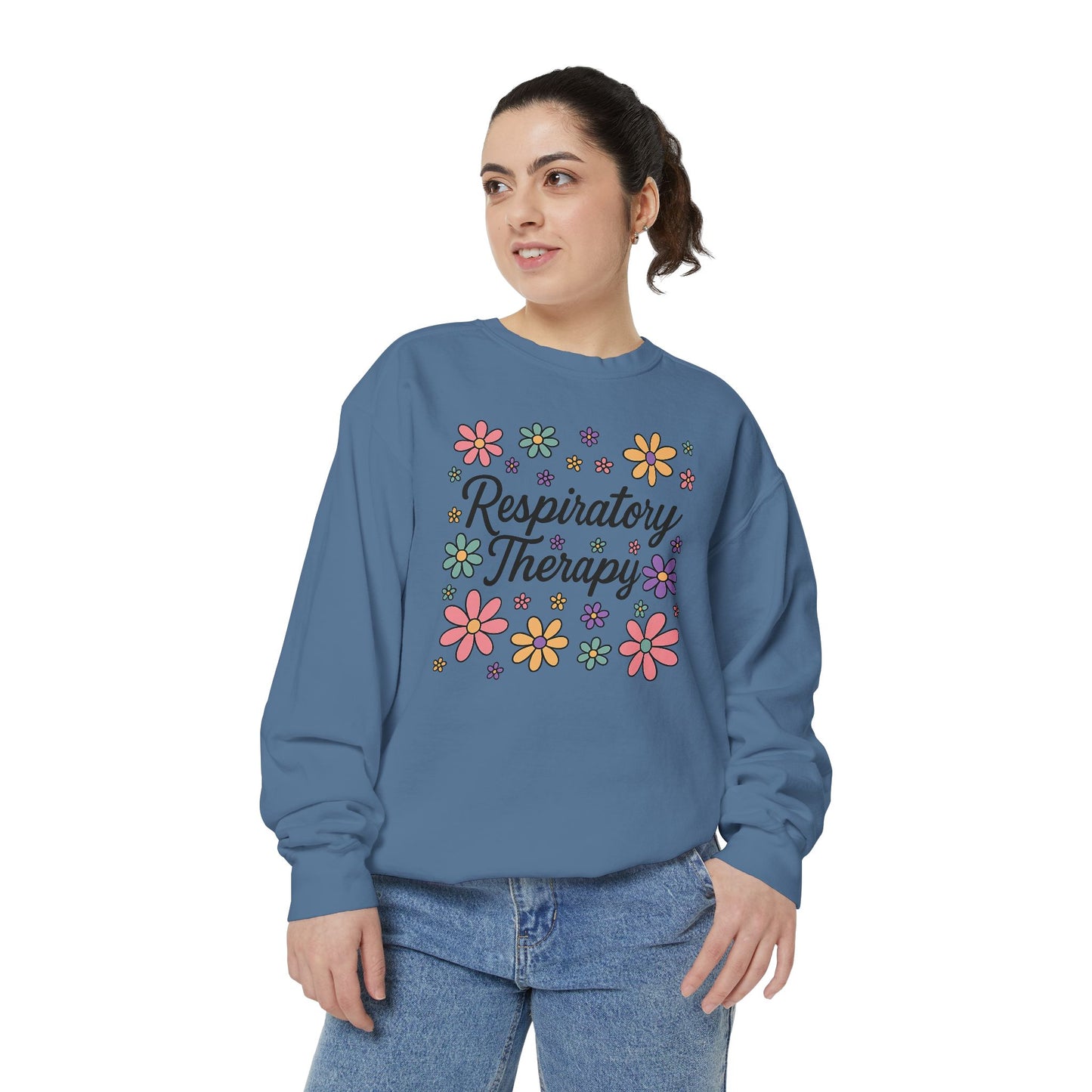 Respiratory Therapy Flower Sweatshirt, Cozy Gift for Nurses, Flower Design, Unisex Comfort Wear, Cute Medical Sweatshirt, Therapy [...]
