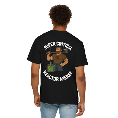Super Critical Reactor Axeman Tee - Funny T-Shirt, Unisex Apparel, Gift for Engineers, Science Lovers, Casual Wear, Unique Graphic Tee