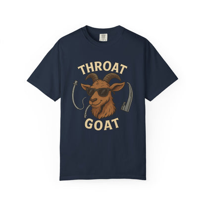 Throat Goat Unisex Softstyle T-Shirt, Funny Graphic Tee, Gift for Goat Lovers, Humor Shirt, Casual Wear, Birthday Gift