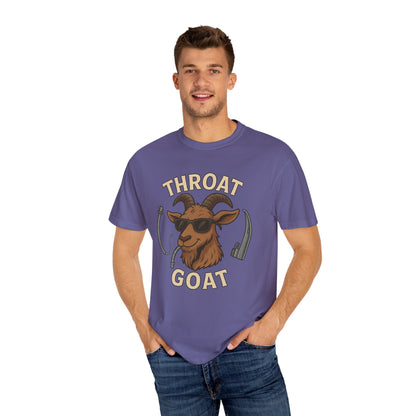 Throat Goat Unisex Softstyle T-Shirt, Funny Graphic Tee, Gift for Goat Lovers, Humor Shirt, Casual Wear, Birthday Gift