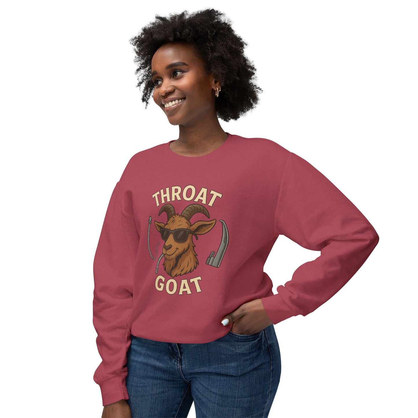 Throat Goat Unisex Softstyle T-Shirt, Funny Graphic Tee, Gift for Goat Lovers, Humor Shirt, Casual Wear, Birthday Gift